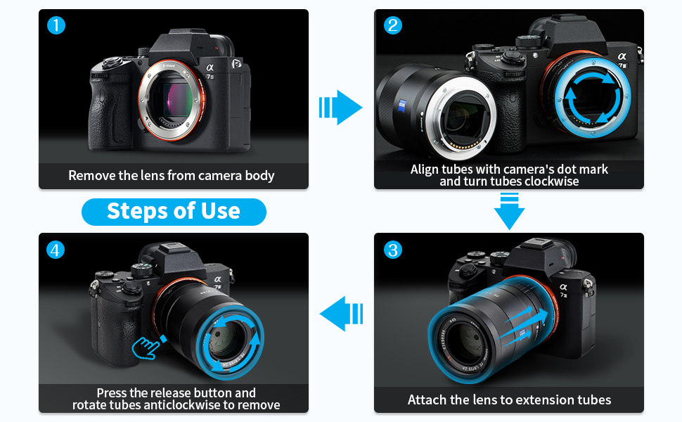 Macro Extension Tube for Sony E Mount