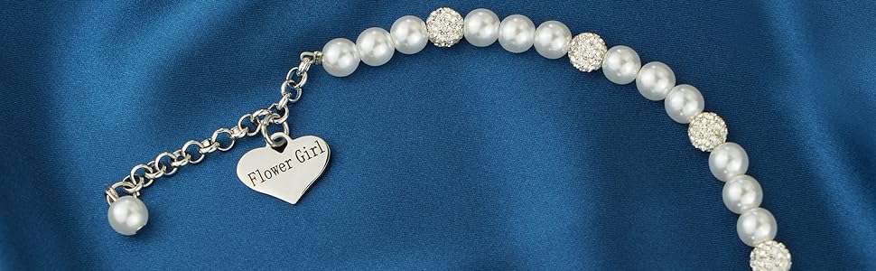 flower girl bracelet