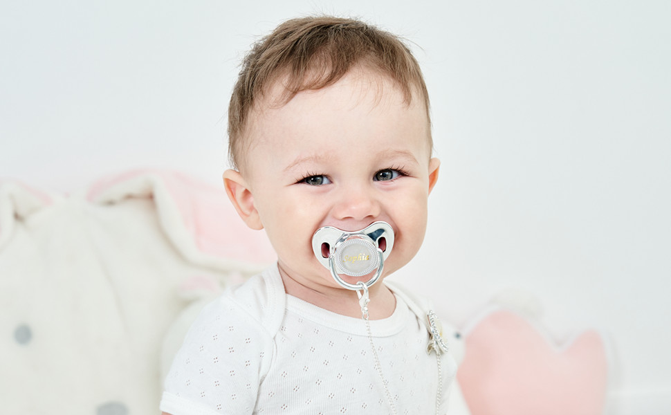 bling personalized pacifier