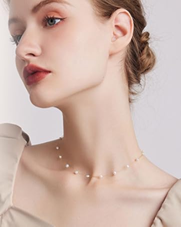 Pearl Pendant Necklace18k Gold Pearl Necklace for girls