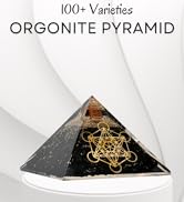 healing crystal orgonite pyramid