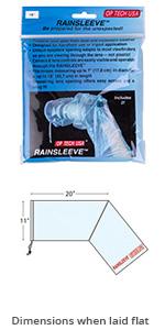 optech rainsleeve regular original orig reg