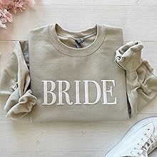 Embossed Bride Sweatshirt