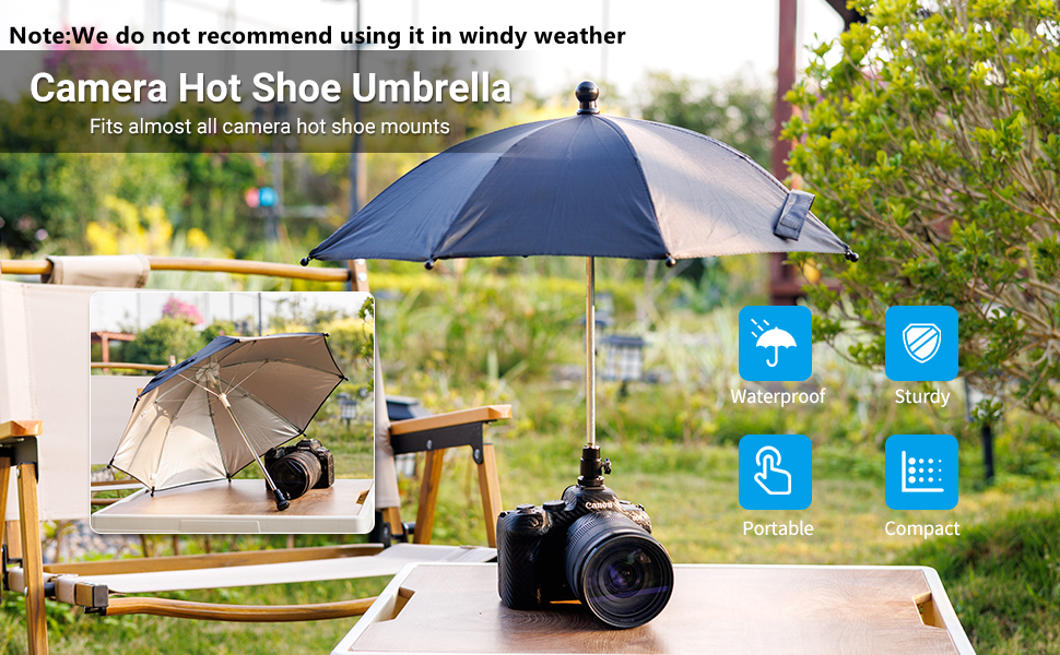 camera rain umbrella