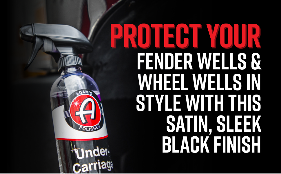 Protect your fender wells & wheel wells in style with this satin, sleek black finish
