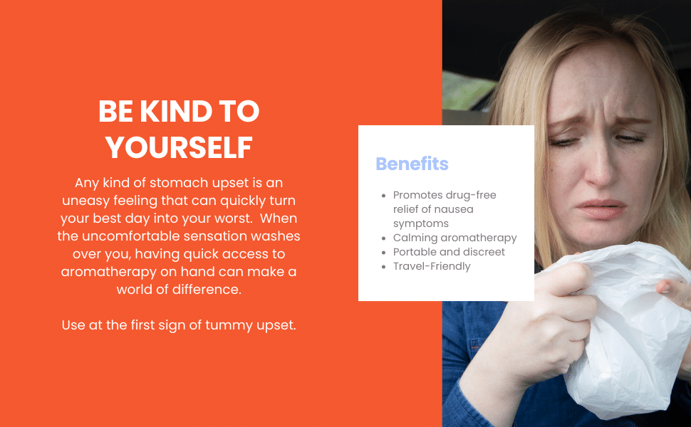 Use at the first sign of stomach upset