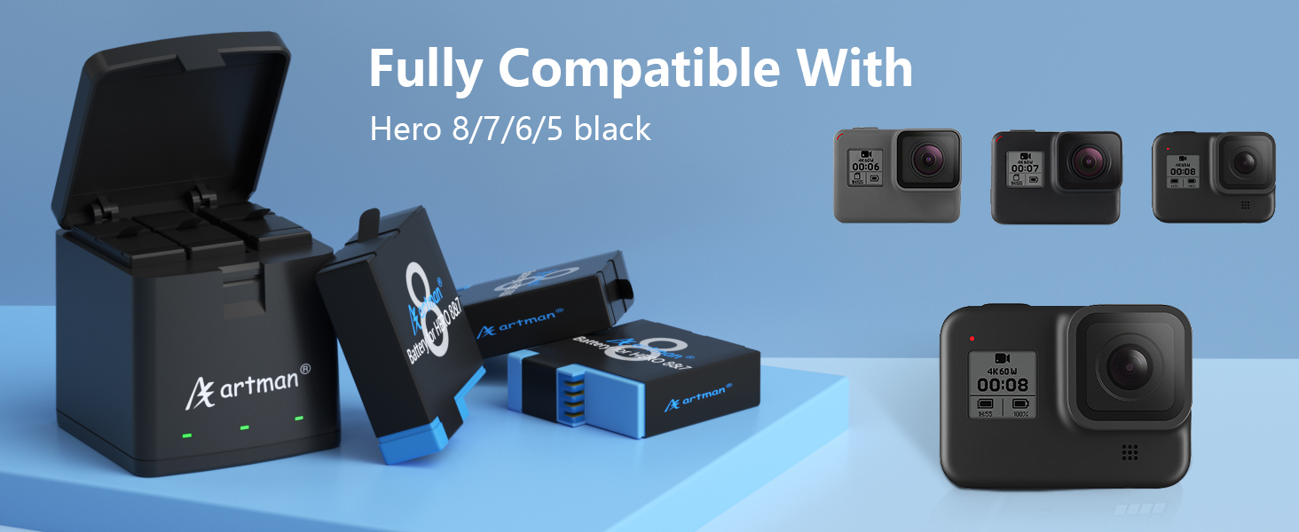 hero 8 battery charger