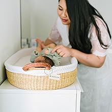 changing basket, mom ang baby, changing table, nursery decor
