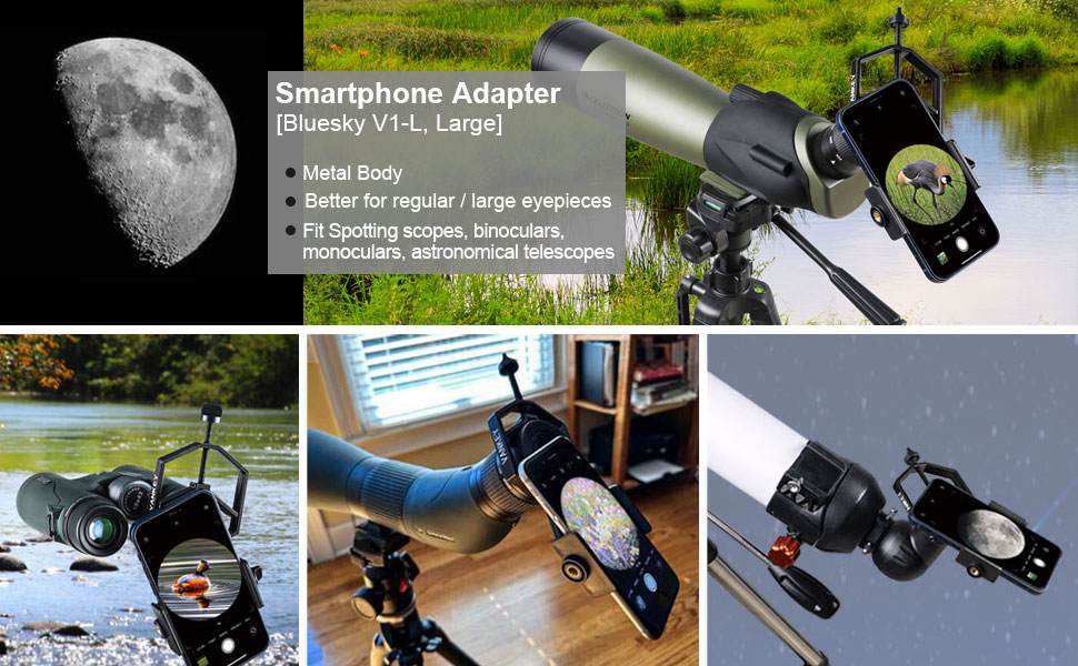 large spotting scope phone adapter