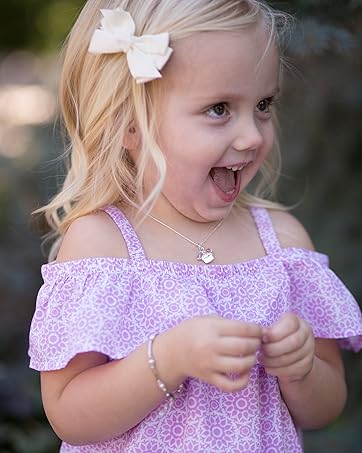 sterling silver charm necklaces for kids