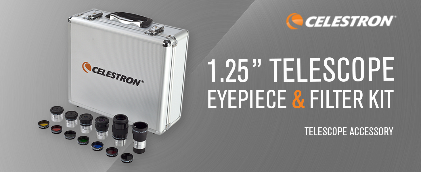 Celestron 1.25” Telescope Eyepiece and Filter Kit