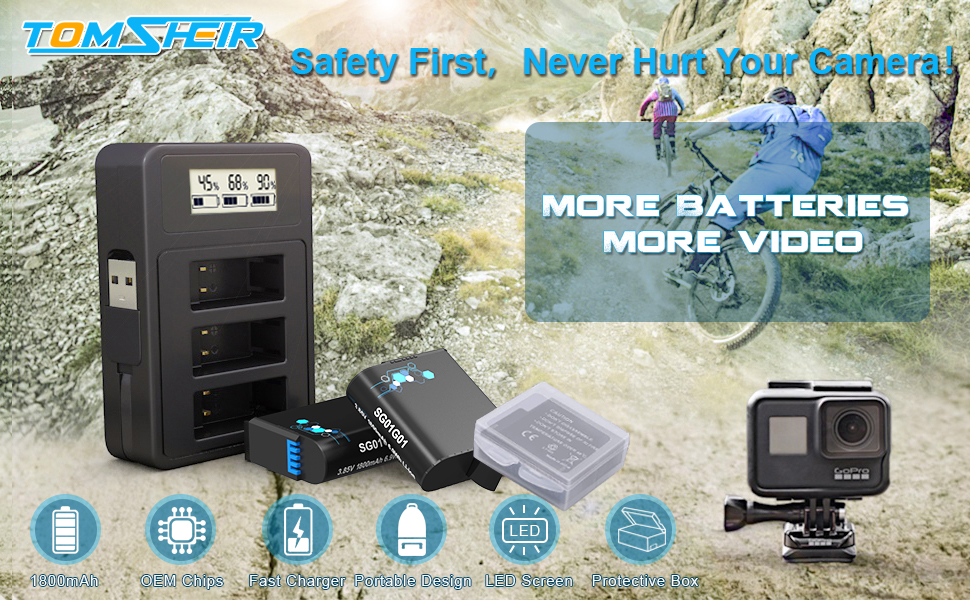 GoPro hero 8 battery charger
