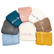 Personalized Baby Blanket | Embroidery Gift for Baby Shower | Stroller Blanket |  Newborn Baby Gift