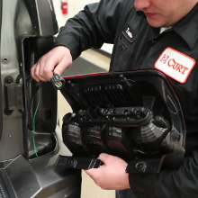 CURT Vehicle Trailer Wiring Installation