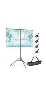 T backdrop stand