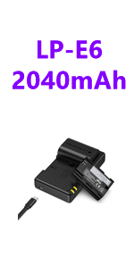 canon lp e6 camera batteries
