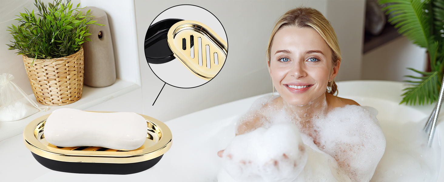 Black Soap Dish