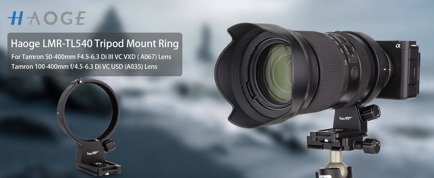haoge tamron 50-400mm A067 lens collar tripod mount ring